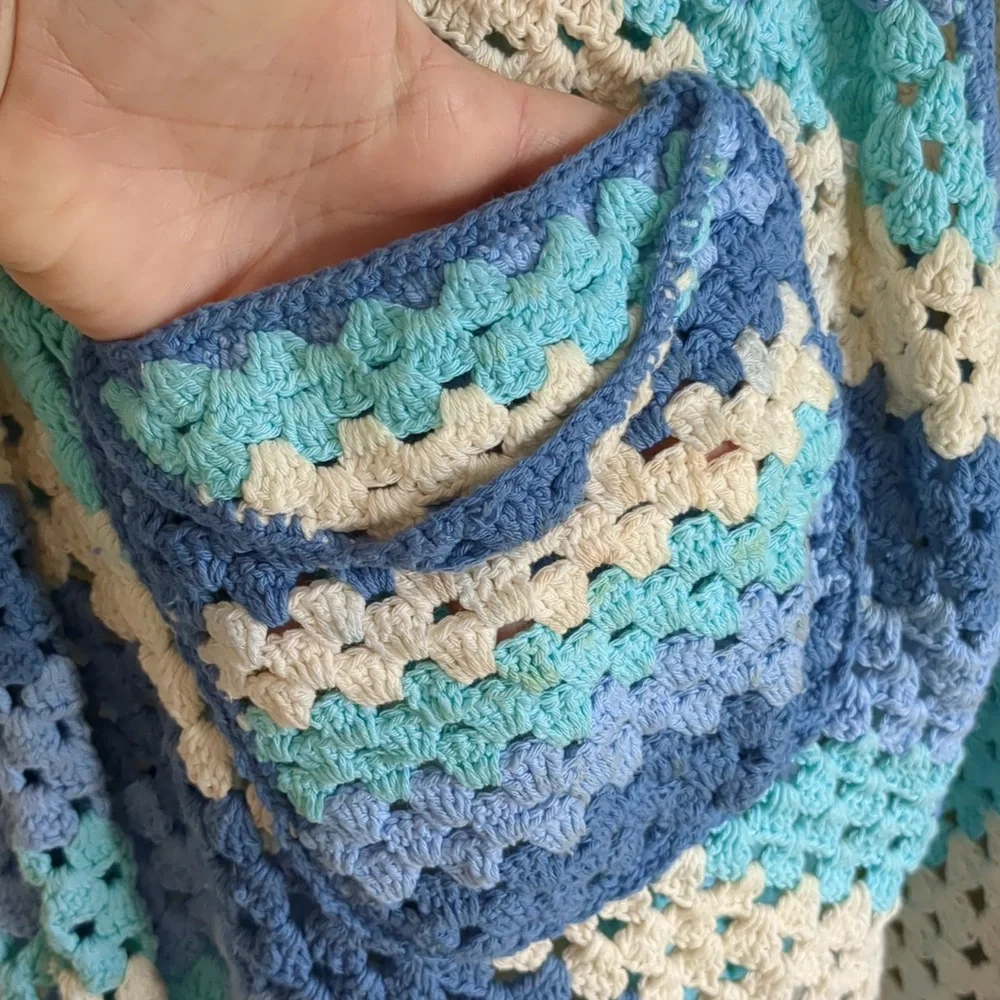 Chasing Unicorns Short Blue Cardigan One Size - Picture 8 of 17